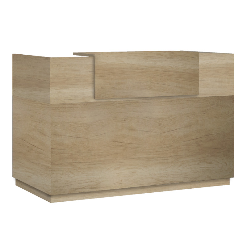 product_pako_069-000101 Γραφείο reception Lotus σε χρώμα φυσικό 200x70x110εκ - Image 1