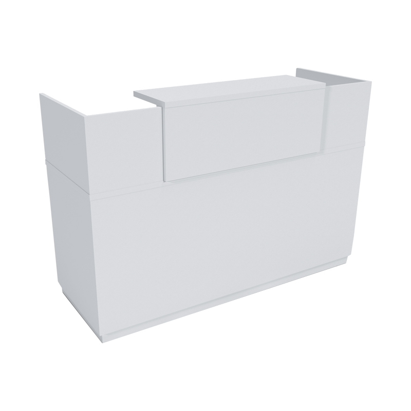 product_pako_069-000102 Γραφείο reception Lotus σε λευκή απόχρωση 140x70x110εκ - Image 1