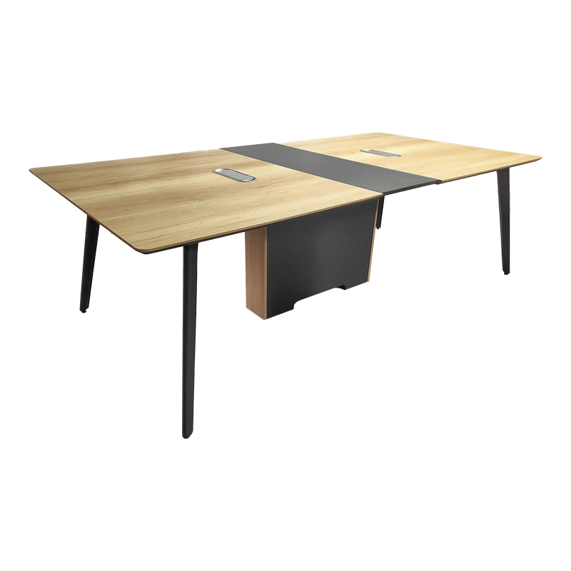 product_pako_069-000103 Τραπέζι συνεδριάσεων επαγγελματικό Denith ανθρακί-φυσικό 240x120x75εκ - Image 1