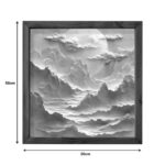 Πίνακας σε καμβά Jedia με ψηφιακή εκτύπωση 50x3.5x50εκ - Image 2