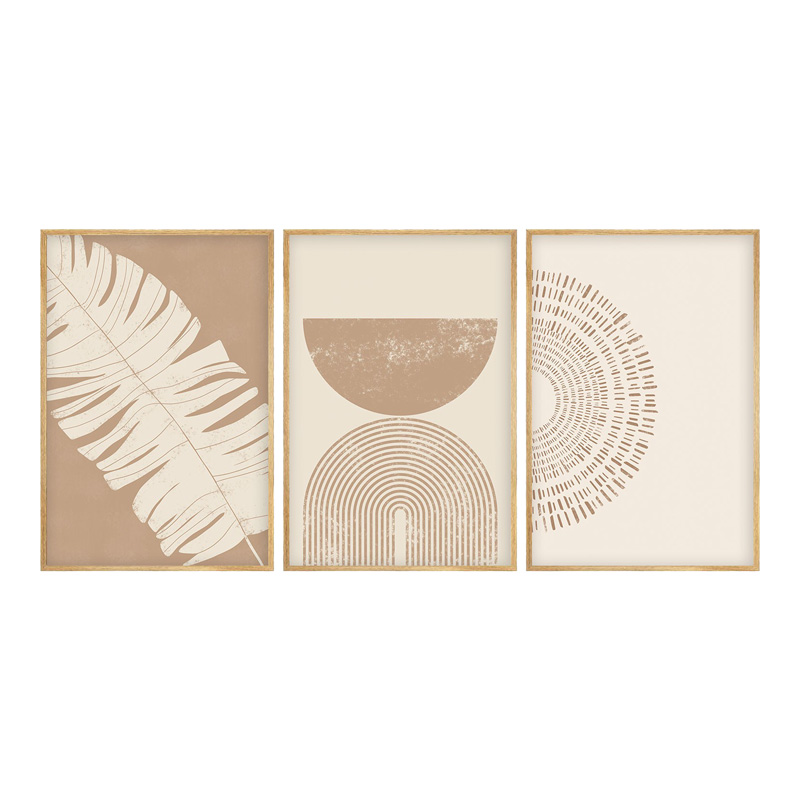product_pako_071-001597 Πίνακας σε καμβά Terpen I τρίπτυχος με ψηφιακή εκτύπωση 50x2x70εκ - Image 1