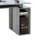Γραφείο υπολογιστή Liberion γκρι-oak 120x55x76εκ - Image 3