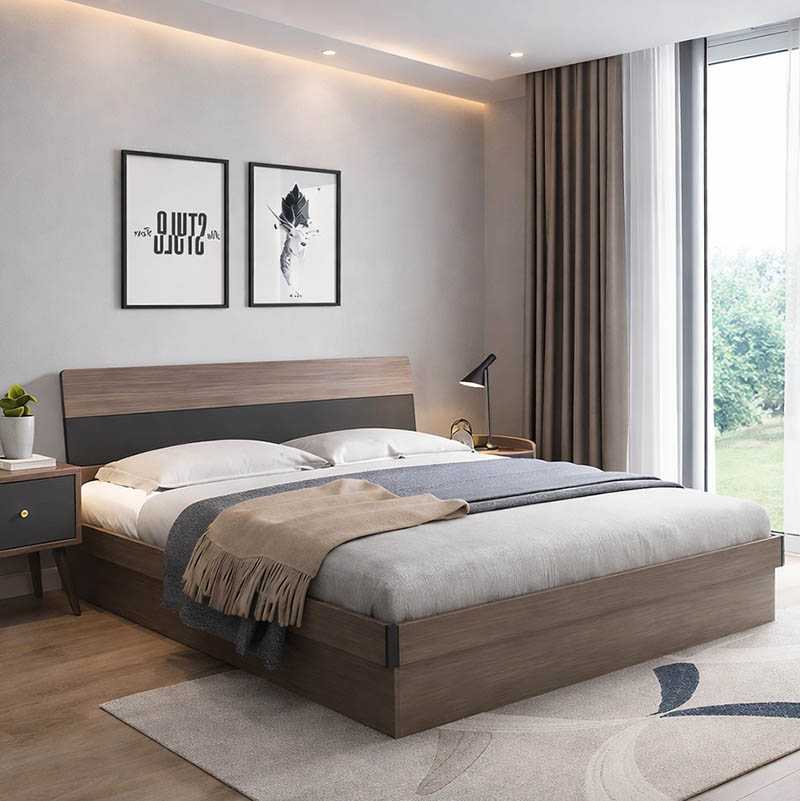 product_pako_072-000093 Κρεβάτι Daizy μονό με αποθηκευτικό χώρο ανοιχτό καρυδί-γκρι 120x200εκ - Image 1