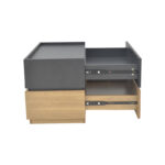 Κομοδίνο Sonlen mdf σε sonoma-ανθρακί απόχρωση 60x40x44.5εκ - Image 5