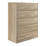 Συρταριέρα Kuanger mdf σε φυσική απόχρωση 80x40x109εκ