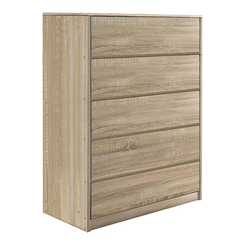 product_pako_072-000109 Συρταριέρα Kuanger mdf σε φυσική απόχρωση 80x40x109εκ - Image 1