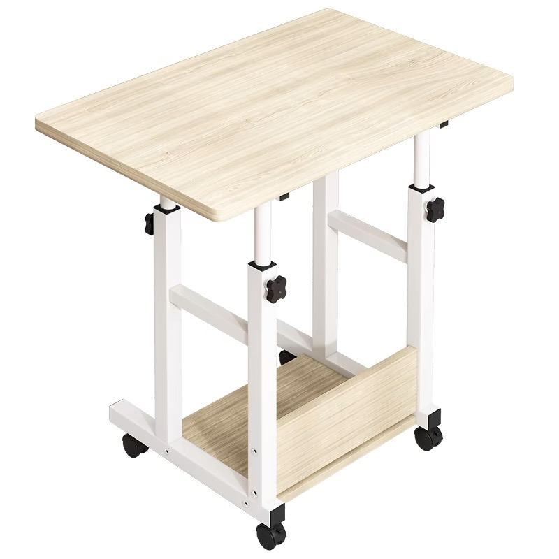 product_pako_072-000124 Γραφείο τροχήλατο Stolu MDF-metal σε φυσικό-λευκό απόχρωση 60x40x68εκ - Image 1