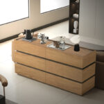 Συρταριέρα Sonlen mdf σε oak απόχρωση 120x40x72εκ - Image 2
