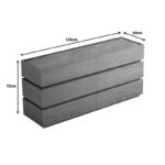 Συρταριέρα Sonlen mdf σε oak απόχρωση 120x40x72εκ - Image 3