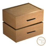 Κομοδίνο Sonlen mdf σε oak απόχρωση 60x40x44.5εκ