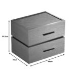 Κομοδίνο Sonlen mdf σε oak απόχρωση 60x40x44.5εκ - Image 3