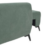 Kαναπές κρεβάτι τριθέσιος αναστρέψιμος Settee ύφασμα με αποθηκευτικό χώρο σε μέντα απόχρωση 286x204x93εκ - Image 8