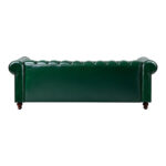 Kαναπές τριθέσιος τ. Chesterfield pu κυπαρισσί 203x84x67εκ - Image 3