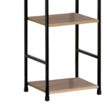 Βιβλιοθήκη Azuel φυσικό-μαύρο μέταλλο 29x23.5x144εκ - Image 4