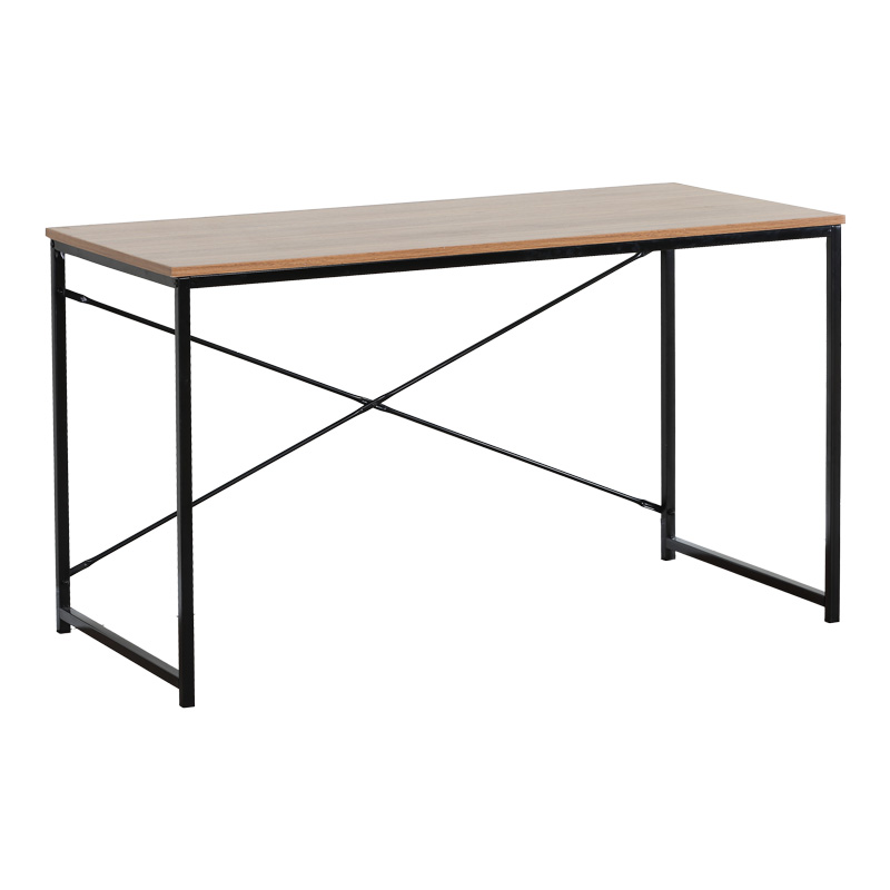 product_pako_085-000024 Γραφείο εργασίας Bailon σε oak απόχρωση με μαύρο μέταλλο 120x60x70εκ - Image 1