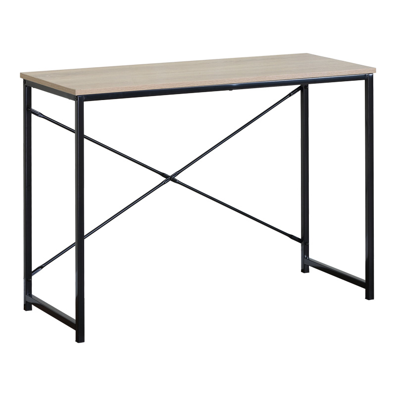 product_pako_085-000025 Γραφείο εργασίας Bailon σε oak απόχρωση με μαύρο μέταλλο 100x40x70εκ - Image 1