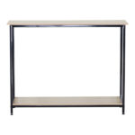 Κονσόλα Shima oak- μαύρο μέταλλο 106x35x81εκ - Image 2