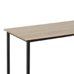 Κονσόλα Shima oak- μαύρο μέταλλο 106x35x81εκ - Image 3