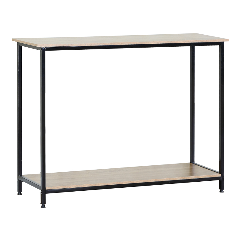 product_pako_085-000037 Κονσόλα Shima oak- μαύρο μέταλλο 106x35x81εκ - Image 1