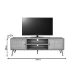Έπιπλο τηλεόρασης Oslo sonoma 150x39x49εκ - Image 6