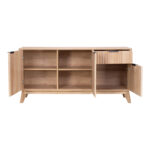 Μπουφές Hamea mdf σε φυσική απόχρωση 150x39,5x73εκ - Image 5