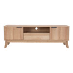 Έπιπλο τηλεόρασης Hamea mdf σε φυσική απόχρωση 145x39,5x49εκ - Image 3