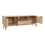 Έπιπλο τηλεόρασης Hamea mdf σε φυσική απόχρωση 145x39,5x49εκ - Image 4