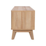 Έπιπλο τηλεόρασης Hamea mdf σε φυσική απόχρωση 145x39,5x49εκ - Image 5