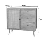 Μπουφές Oslo σε sonoma απόχρωση 85x39x79εκ - Image 6