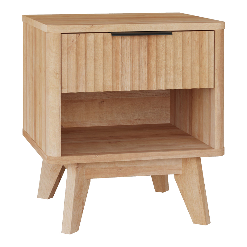 product_pako_086-000024 Κομοδίνο Hamea mdf σε φυσική απόχρωση 45x39.5x50.2εκ - Image 1