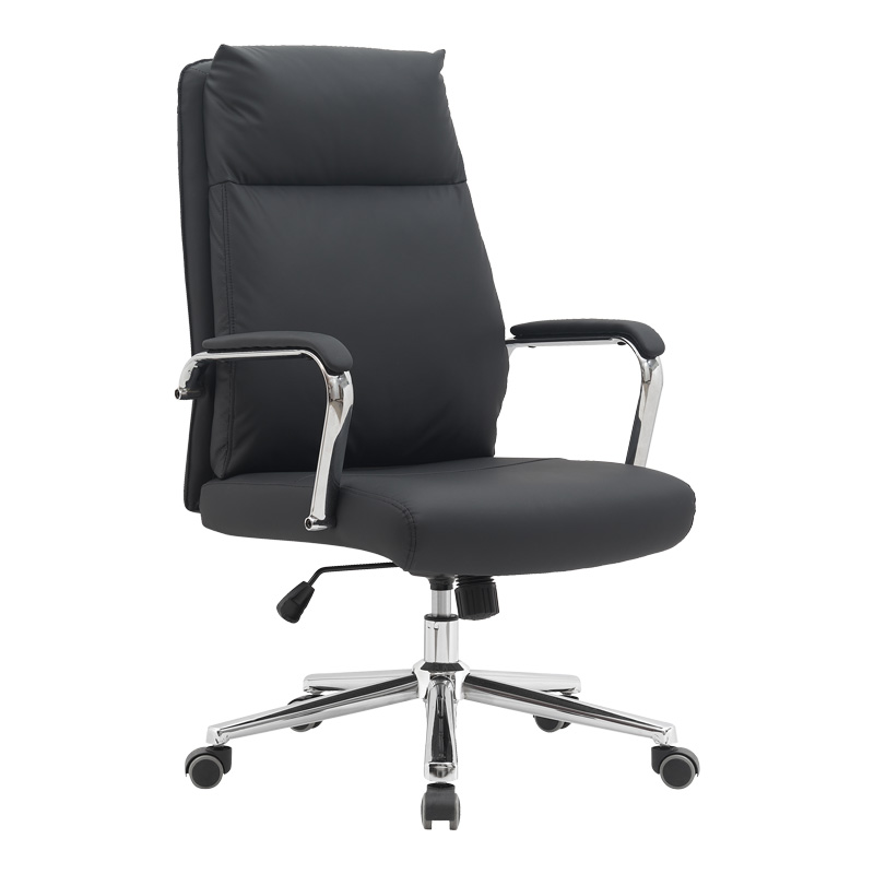 product_pako_090-000015 Καρέκλα γραφείου διευθυντή Siquel pu σε μαύρη απόχρωση - Image 1