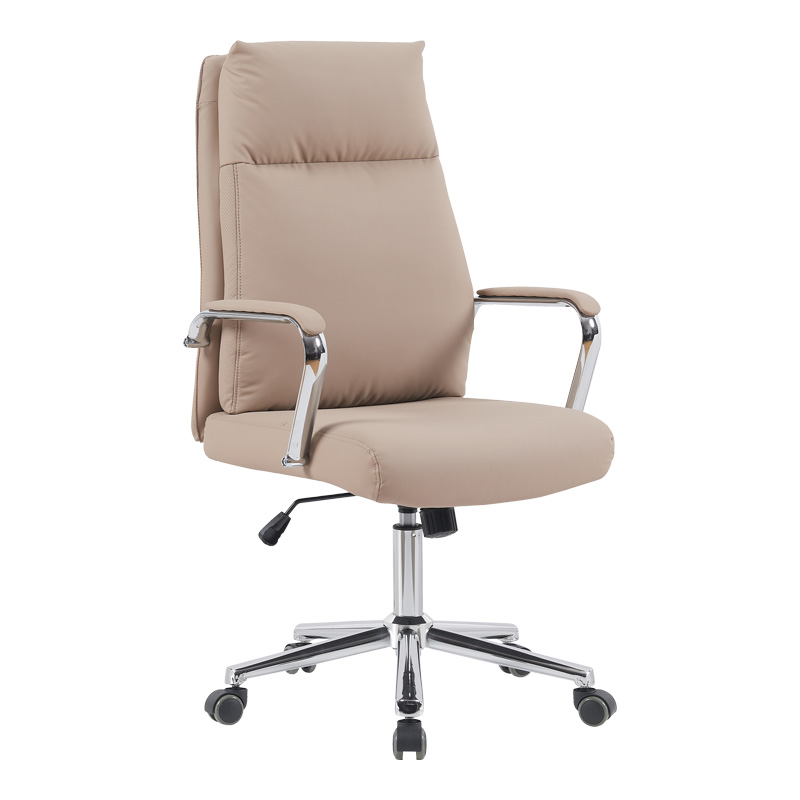 product_pako_090-000016 Καρέκλα γραφείου διευθυντή Siquel pu σε cappuccino απόχρωση - Image 1