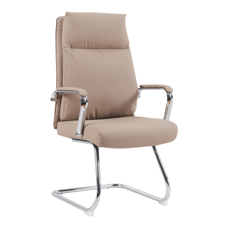 product_pako_090-000018 Καρέκλα επισκέπτη Siquel I pu σε cappuccino απόχρωση 58x62x105εκ - Image 1