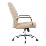 Καρέκλα γραφείου διευθυντή Mido pu cappuccino 58x71x100-106εκ - Image 3