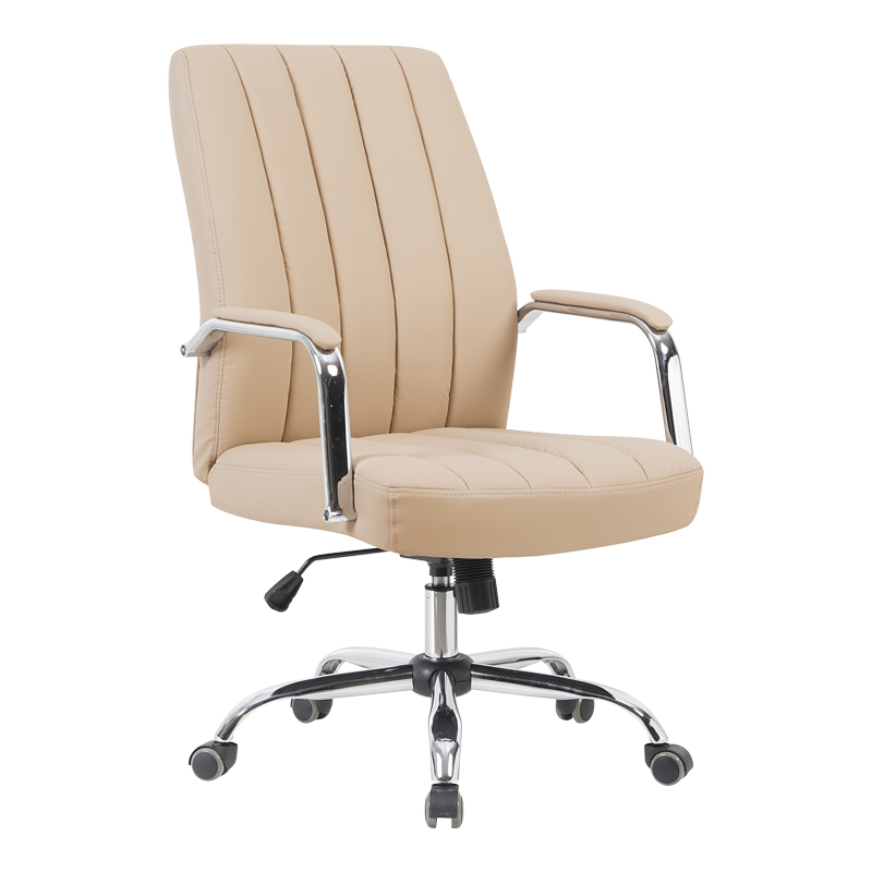 product_pako_090-000021 Καρέκλα γραφείου διευθυντή Mido pu cappuccino 58x71x100-106εκ - Image 1