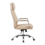 Καρέκλα γραφείου διευθυντή Morales pu cappuccino 60x70x118-124εκ - Image 3
