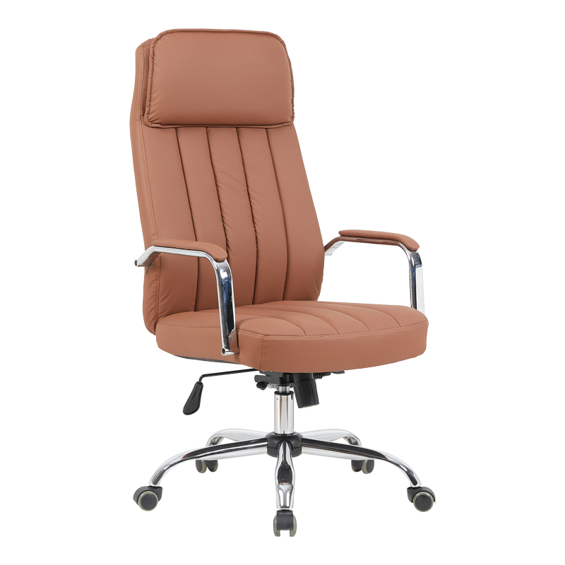product_pako_090-000027 Καρέκλα γραφείου διευθυντή Morales pu καφέ 60x70x118-124εκ - Image 1