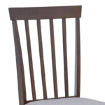 Καρέκλα Houston rubberwood σε καρυδί απόχρωση 40x49x94εκ (Σετ 2 τεμαχίων) - Image 6