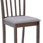 Καρέκλα Houston rubberwood σε καρυδί απόχρωση 40x49x94εκ (Σετ 2 τεμαχίων) - Image 7