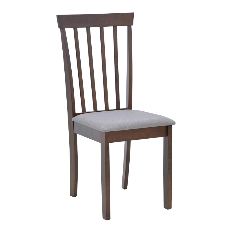 product_pako_091-000010 Καρέκλα Houston rubberwood σε καρυδί απόχρωση 40x49x94εκ (Σετ 2 τεμαχίων) - Image 1