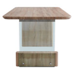 Tραπέζι Faghan καφέ mdf 180x90x76εκ - Image 5