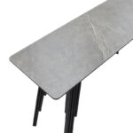 Κονσόλα Lifo MDF ανθρακί cement-μαύρο 120x40x75εκ - Image 4