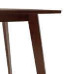 Τραπέζι Benson MDF σε καρυδί απόχρωση 120x75x75εκ - Image 4
