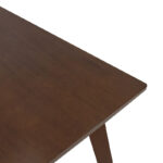 Τραπέζι Benson MDF σε καρυδί απόχρωση 150x90x75εκ - Image 3