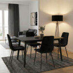 Τραπέζι Benson MDF σε rustic grey απόχρωση 150x90x75εκ - Image 2