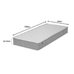 Στρώμα Nemesis pocket spring roll pack διπλής όψης aloe vera 20-22cm 90x190εκ - Image 5