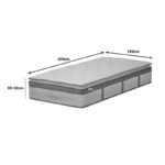 Στρώμα Utopia pocket spring με ανώστρωμα 30-32cm 100x200εκ - Image 5