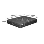 Στρώμα Resty pocket spring μονής όψης με ενσωματωμένο ανώστρωμα 32cm 150x200εκ - Image 4