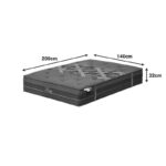 Στρώμα Resty pocket spring μονής όψης με ενσωματωμένο ανώστρωμα 32cm 140x200εκ - Image 5