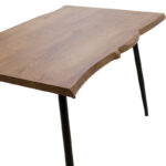Τραπέζι Neve MDF καρυδί-πόδι μεταλλικό μαύρο 140x80x75εκ - Image 5